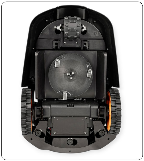 System noży i silnik robota Sunseeker X5